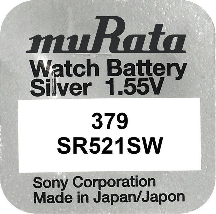 Image du produit Murata Pile bouton (SR63, 16 mAh)