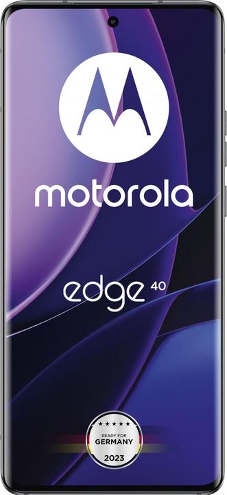 Actual product image Motorola Edge 40 (256 GB, Eclipse Black, 6.55", Dual SIM, 50 Mpx, 5G)