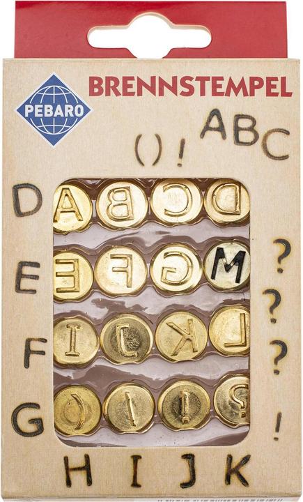 Immagine prodotto Glorex Lettere in ferro per il branding A-L 16 pezzi