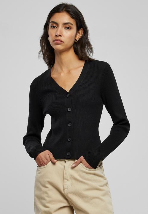 Produktbild Urban Classics Ladies Short Rib Knit Cardigan (S)