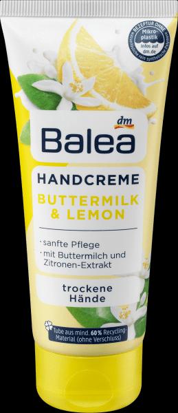 Actual product image dm Balea Hand Cream Buttermilk & Lemon