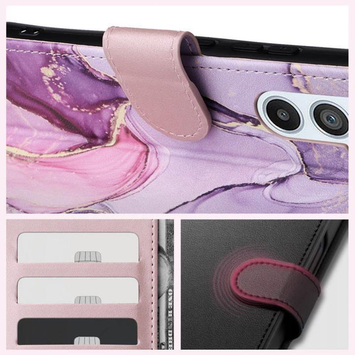 Produktbild Tech-Protect Kaardivahega mobiiliümbris Galaxy A25 Wallet Marble (Samsung Galaxy A25 5G)