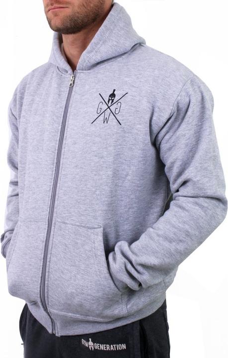 Gym Generation Maverick Zip Hoodie Grey (S)