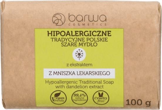 Image du produit Barwa Hue - Hypoallergenic traditional Polish dandelion grey soap - 100ML (Savon dur, 100 ml)
