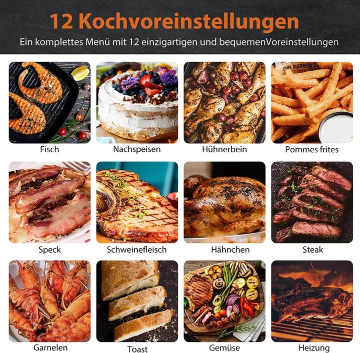 Actual product image Crownful Air fryer 6.5L