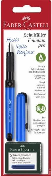 Produktbild Faber-Castell Füllhalter 149898 blau (Rot, Schwarz, Schwarz/Rot, 1 x)