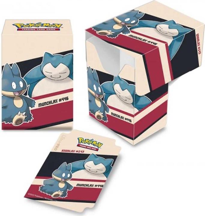Actual product image Ultra Pro Pokémon Snorlax Munchlax Deck Box Fu