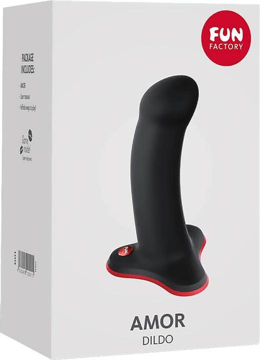 Actual product image Fun Factory - Amor Dildo Beginners Black