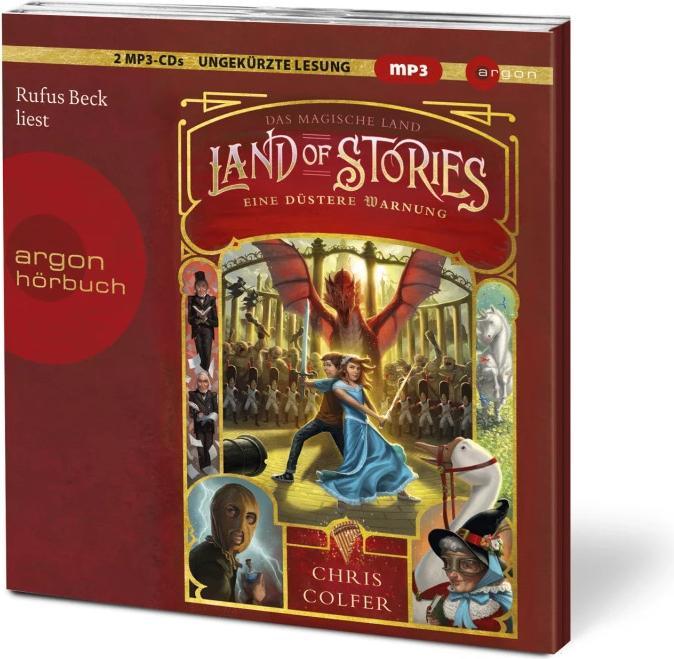 Actual product image Land of Stories: The Magical Land 3 - A Dire Warning (Chris Colfer, Brandon Dorman, Rufus Beck, Fabienne Pfeiffer, German)
