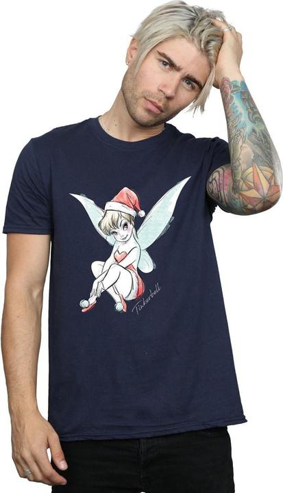 Immagine prodotto Disney Tinkerbell Christmas Fairy Maglietta Uomo (M)