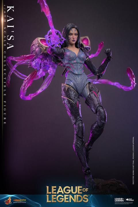 Actual product image Hot Toys League of Legends figurine Video Game Masterpiece 1/6 Kai'Sa 29 cm