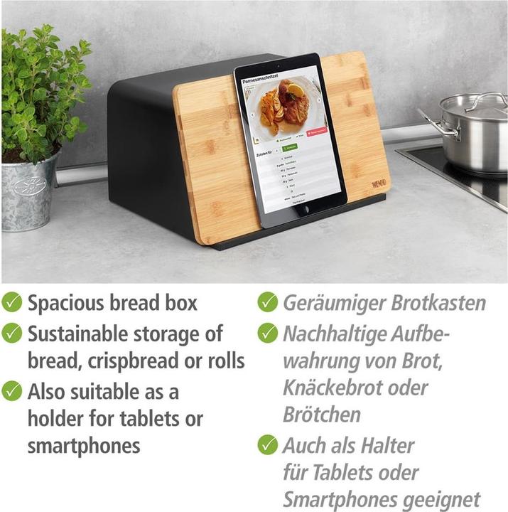 Image du produit Wenko Boîte à pain 'Kubo