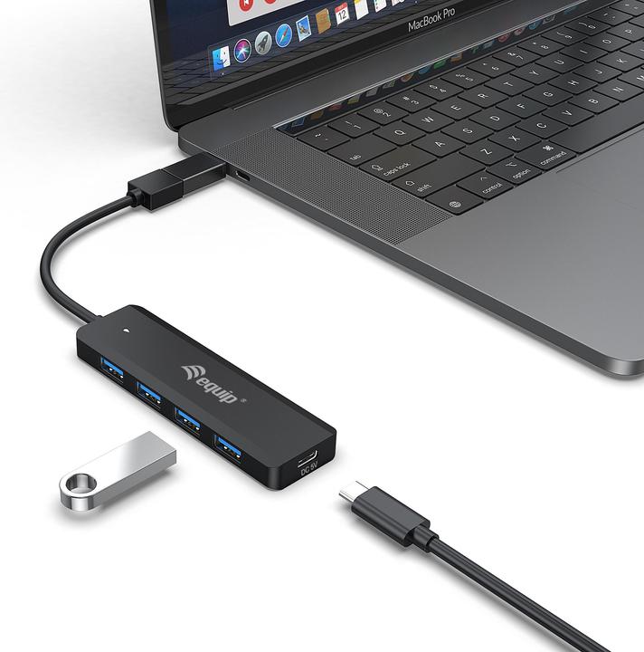 Productafbeelding equip USB 3.2 Gen 1 Hub (USB-A, USB-C, 5 Havens)