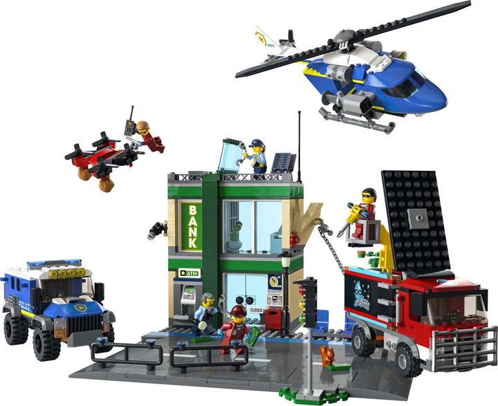 Actual product image LEGO City Police Chase at the Bank Set 60317 (60317, LEGO City)