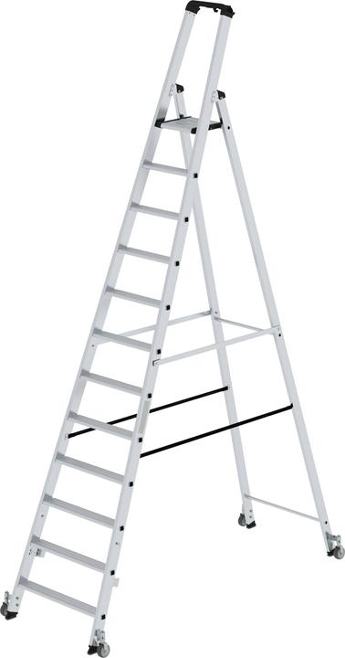 Productafbeelding Munk Trapladder met treden, eenzijdig (Trapladder, 480 cm)
