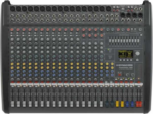 Dynacord Powermate 1600-3 16-kanaals power-mixer