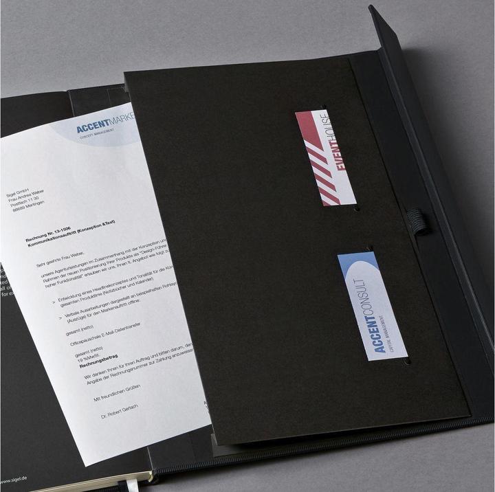 Actual product image Sigel Pure, Hardcover (A4, Checked, Hardcover)