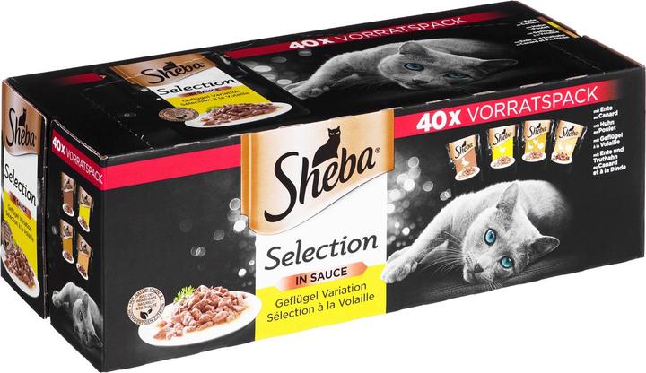 Actual product image Sheba Selection in sauce (Adult, 40 pcs., 3400 g)