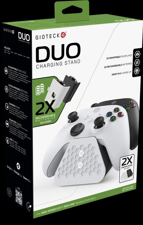 Image du produit Gioteck Support de chargement duo (Xbox Series X, Xbox One S, Xbox Series S)