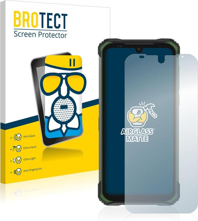Actual product image BROTECT AirGlass Glass Matte (1 Piece, Doogee S86 Pro)