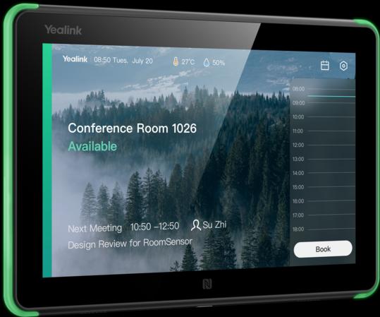 Image du produit Yealink RoomPanel E2, Black 8" room (1280 x 800 pixels, 8")