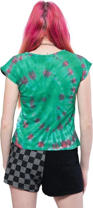 Actual product image Sex Pistols Womens/Ladies Logo Tie Dye Crop Top (S)