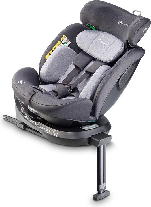 Produktbild BabyGo Kindersitz Move 360 Grey (Reboarder, ECE R129/i-Size Norm)