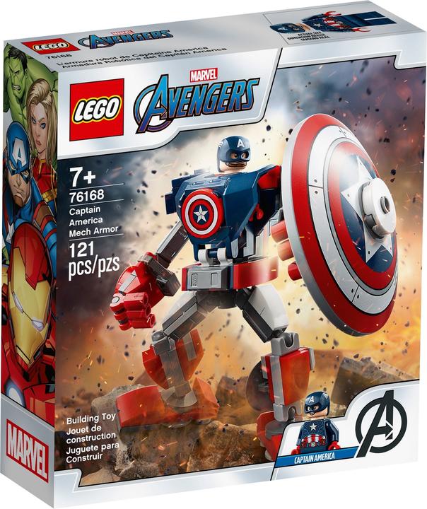Actual product image LEGO Captain America Mech (76168, LEGO Marvel)