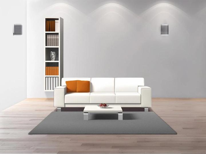 Image du produit Hama Support mural pour haut-parleurs Sonos One/One SL, blanc (1 pièce, Installation murale, Non mobile)
