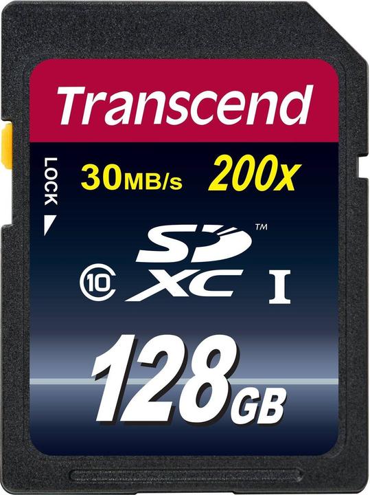 Transcend SDXC Ultimate 200x (128 GB, SDXC, U1, UHS-I)