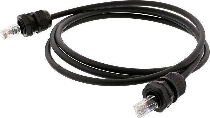 Image du produit Deltaco Gaming Câble de raccordement (S/FTP, CAT6a, 1 m)