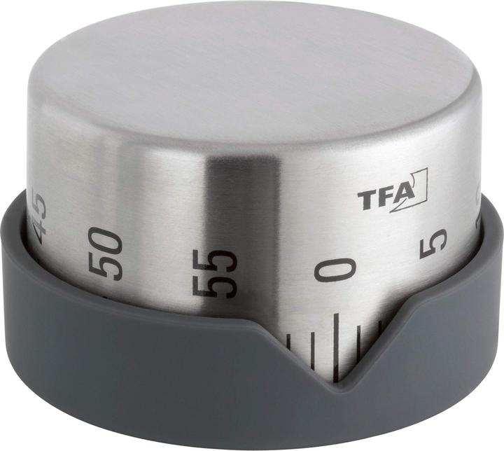 TFA Timer 38.1027.10 Dot Acciaio inossidabile