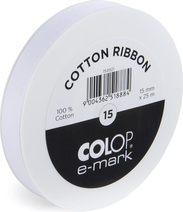Actual product image Colop Cotton tape 15mmx25m