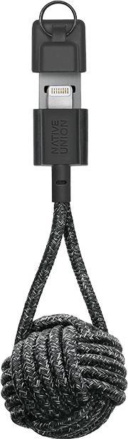 Actual product image Native Union Key Cable USB-A to Lightning Black (0.15 m, USB 2.0)