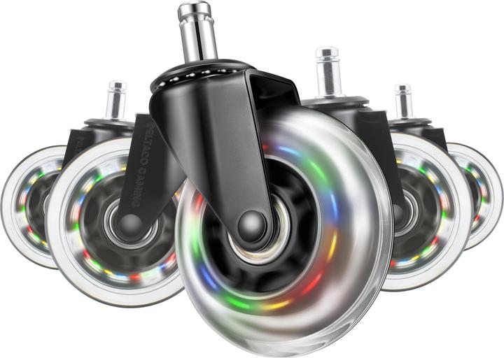 Produktbild Deltaco Gaming Rainbow Casters