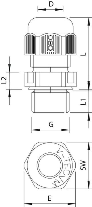 Actual product image OBO Bettermann Screw connection