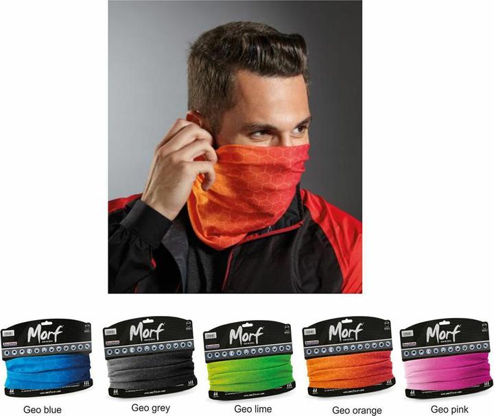 Actual product image Beechfield Tubular scarf with geometric pattern adults