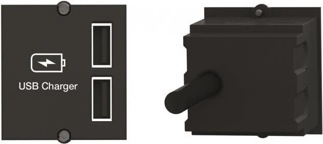 Actual product image Bachmann Custom module USB double charger