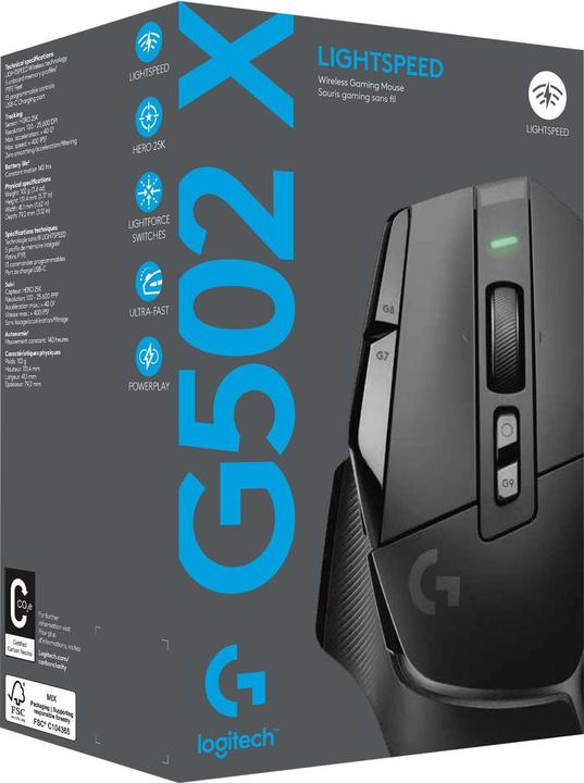 Image du produit Logitech G G502 X Lightspeed (Sans fil)