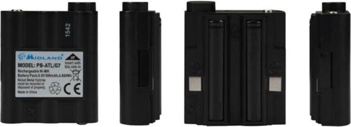 Image du produit Midland PB-ATL/G7 - Pile/accu - noir - G7 G9 - nickel-métal hydrure (NiMH) - 800 m