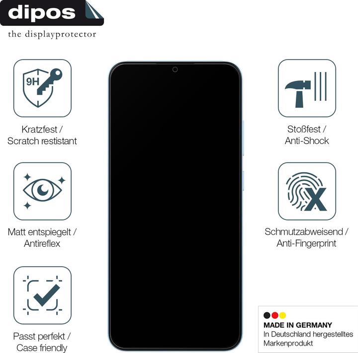 Produktbild Dipos Anti-Shock Displayschutz Matt 9H (1 Stück, Blackview S6)