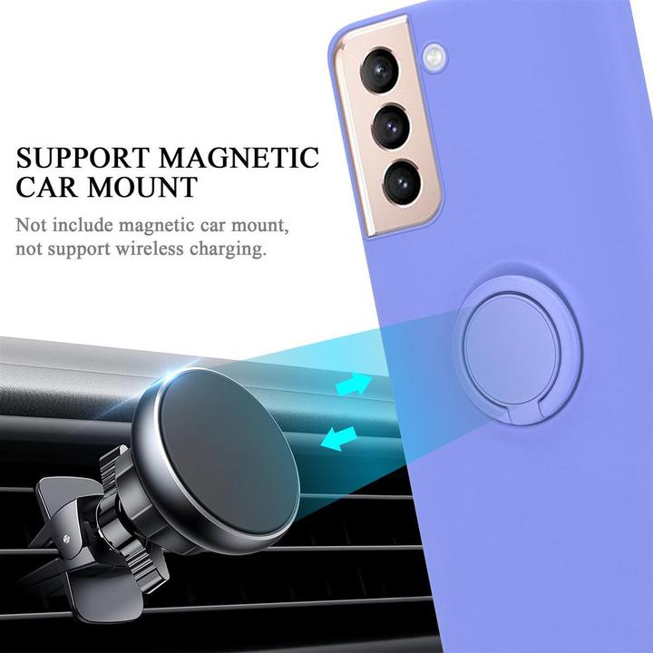 Actual product image Cadorabo TPU Liquid Ring Silicone Case Cover (Samsung Galaxy S21+)