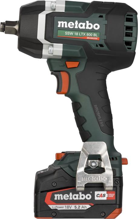 Actual product image Metabo SSW 18 LTX 800 BL cordless impact wrench (Rechargeable battery operated)