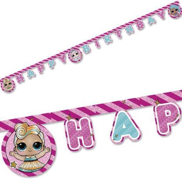Actual product image Procos Letter chain Happy Birthday LOL Surprise
