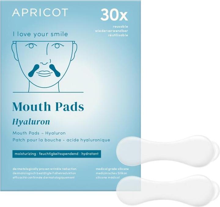 Apricot - Wiederverw. Mund Pad Mit Hyaluron I Love Your Smile - 2 Stk.