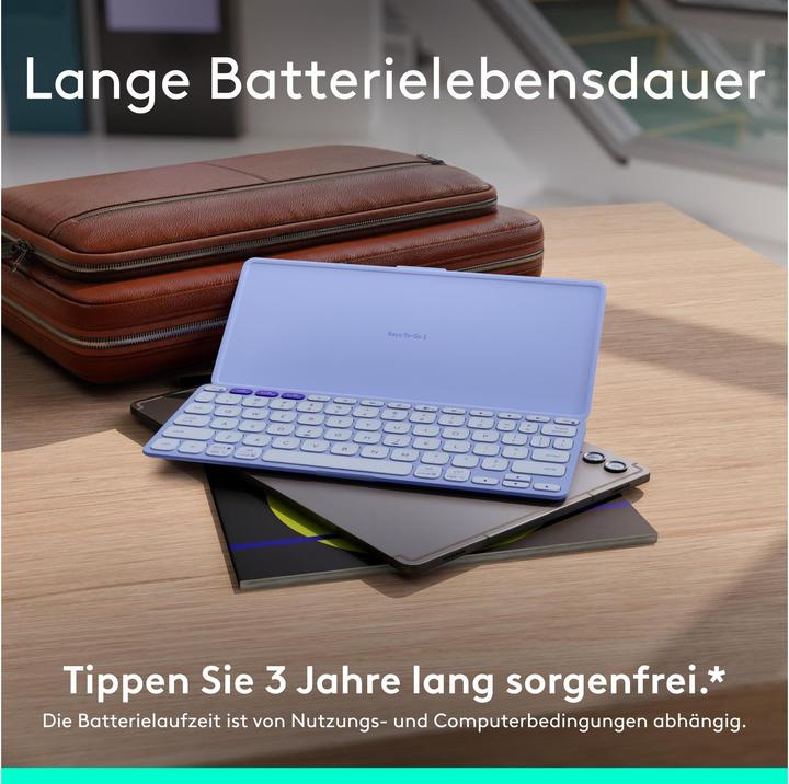 Actual product image Logitech Keys-To-Go 2 (CH, Wireless)
