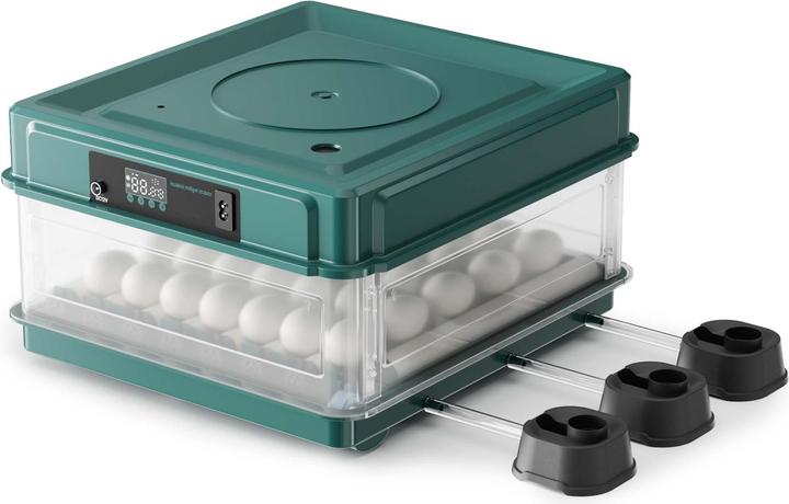 Fudajo Couveuse Poussin 30 oeufs 45W Ventilation Humidité Anti-panne Incubateur