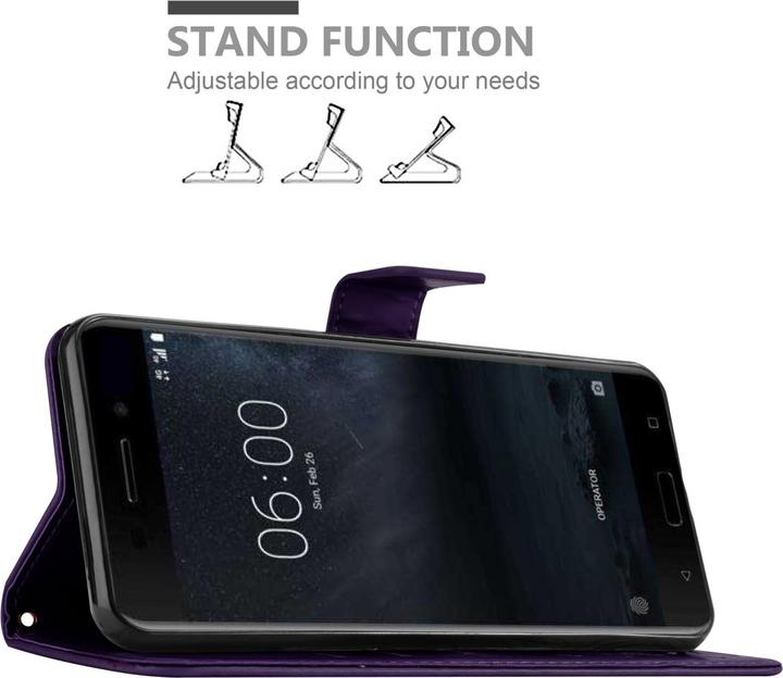 Immagine prodotto Cadorabo Custodia a libro floreale per Nokia 6.1 (Nokia 6.1)