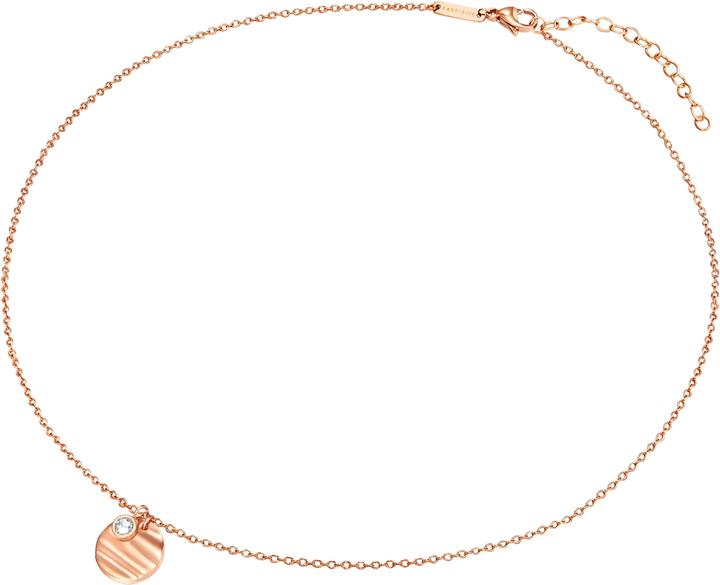 Immagine prodotto Eastside Collana in acciaio inox con zirconi 42,0 cm di catena base + 5,0 cm di estensione - 31864 (Acciaio inossidabile, 42 - 47 cm)