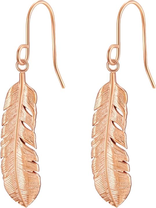 Actual product image Eastside Earring feather stainless steel - 31870 (Stainless steel)